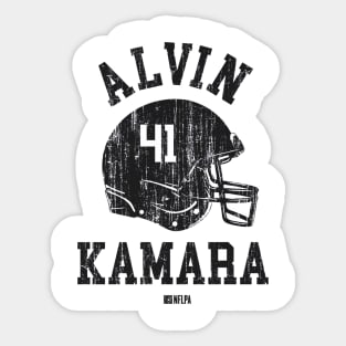 Alvin Kamara New Orleans Helmet Font Sticker